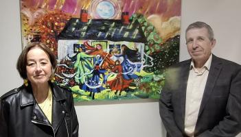 Vivienne Byrne Baruch donates artwork to Letterkenny University Hospital