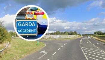Latest garda update with road closed outside Offaly town as pedestrian is hit by bus