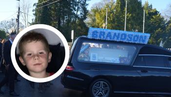 'My sweet little boy' - Heartbreaking scenes at funeral of Tadgh Farrell in Edenderry