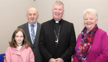 In pictures: Bishop Niall Coll greeted by home parishioners in St Johnston