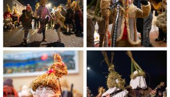 Gallery: Leitrim Mummers light up Drumkeerin with festive parade