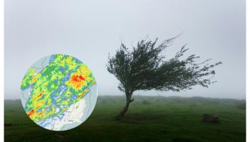 Weather warnings in place as experts warn of a 'good few hours' of strong winds and rain