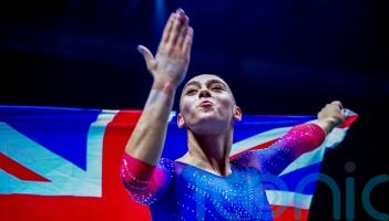 Jessica Gadirova retains European floor title to complete golden treble