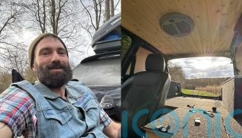 London renter who moved into Ford Fiesta spends ‘perfect Christmas’ alone in woods and now to plans to convert Porsche