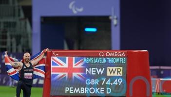 Dan Pembroke smashes world record en route to retaining Paralympic javelin title
