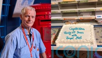 Britain’s longest-serving Royal Mail postman recalls delivering turkeys at Christmas as record 60 years comes to end