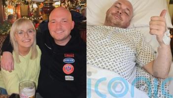 Dad robbed of speech and mobility due to brain cancer prepares to marry love of his life in ceremony funded by donations