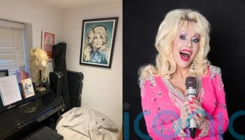 ‘My wife is a famous Dolly Parton impersonator and our house is dominated by bright blonde wigs, costumes and crystals’