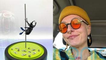 Insect taxidermist who showcases bugs watching pornography and dancing on stripper poles urges others to ‘be different’