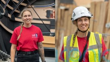 Mum swaps hospitality job for shipwright role on £42m HMS Victory: The Big Repair project