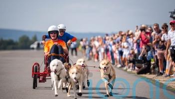 ‘From tragedy to triumph’: Dad with MND who cannot talk or walk breaks four wheelchair Guinness World Records in one day