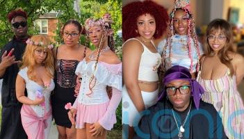 Polyamorous quad who met online say their relationship is not ‘unlimited sex fest’ and hope to one day legally marry