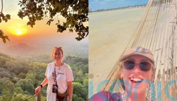 Teacher who swapped classroom to scuba dive with sharks and hike up volcanoes has ‘no regrets’ as she travels the world