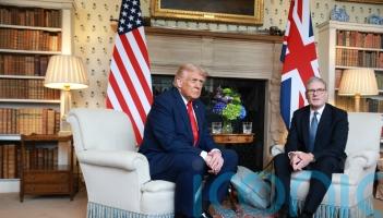 Trump hails strength of US-UK ties as he visits Starmer at Chequers