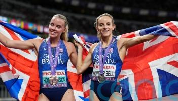 Georgia Hunter Bell takes silver and Keely Hodgkinson bronze in 800m final