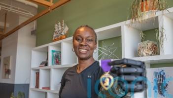 US veteran becomes first to get new bionic arm designed by UK firm