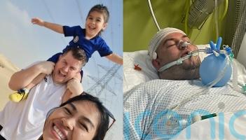 Man whose stroke left him unable to walk or talk cannot ‘speak to or cuddle’ six-year-old daughter