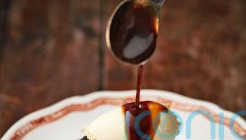 James Martin’s sticky toffee pudding with miso caramel sauce and clotted cream