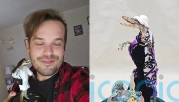 Lizard taxidermist turns hobby into full-time career as alternative for reptiles he uses is ‘mass cremation or the bin’