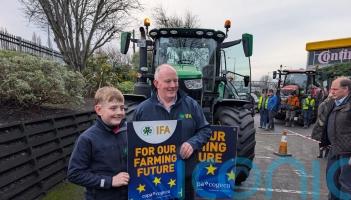 IFA president and son, 11, travelling to Brussels by tractor as part of protest