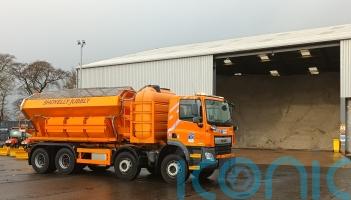Scotland&rsquo;s team of wittily-named gritters tackle snowy conditions