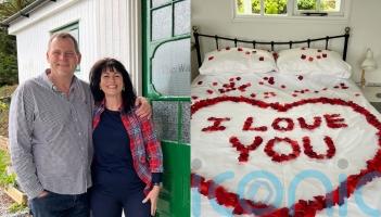 &lsquo;The location of love&rsquo;: Couple host hundreds of proposals, honeymoons and birthdays at Airbnb lets with shooting stars