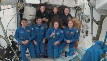 Four new astronauts arrive at International Space Station