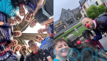 Scottish runners inspired by Jamie Laing take on &lsquo;monster&rsquo; 10-day ultramarathon from Glasgow to London for Comic Relief