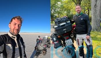 Teacher travelling solo by motorbike from Brazil to Oxford has faced jaguars, sharks while snorkelling and dog bites