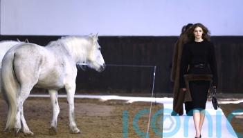 Stella McCartney sends horses down the runway for Paris Fashion Week show