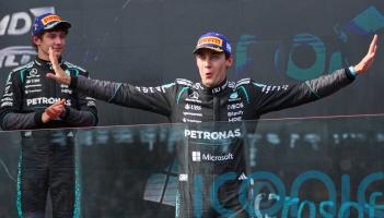 George Russell enjoys &lsquo;hell of a fight&rsquo; to win season-opening race in Australia