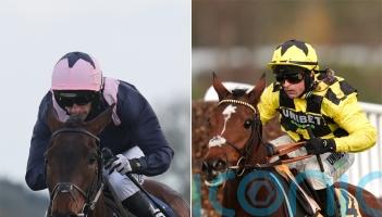 Kopek Des Bordes and Lulamba locking horns in Arkle showdown