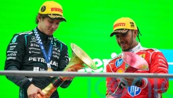 Lewis Hamilton says he is back with &lsquo;more to come&rsquo; after first Ferrari podium