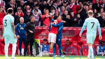 Nottingham Forest&rsquo;s Morgan Gibbs-White backed for England recall after hat-trick
