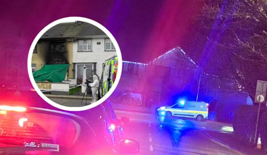 Major garda presence in Edenderry week on from petrol bomb that killed two people