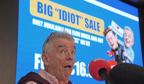 What did Michael O'Leary say about Elon Musk in 'savage' Ryanair press conference