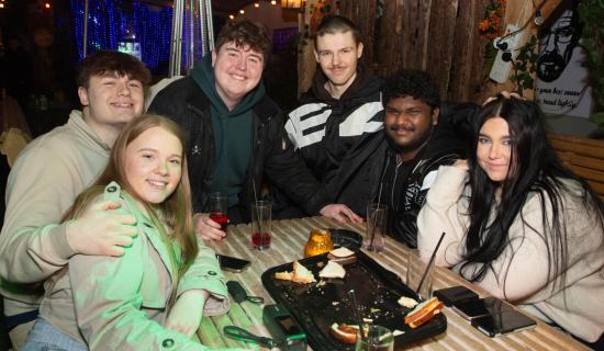 Birthday celebration on night on the town in Tullamore