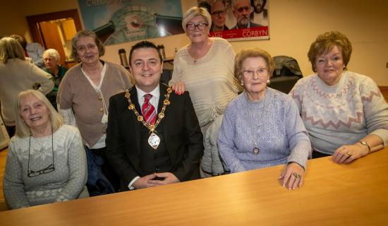 IN PICTURES: Mayor praises "shining example" of community spirit at Derry's Rath Mor 50+ Club