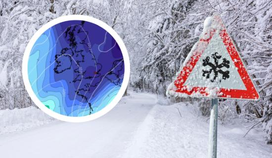 IRELAND SNOW MAP - Where will it snow as Met &Eacute;ireann issue new weather warnings?