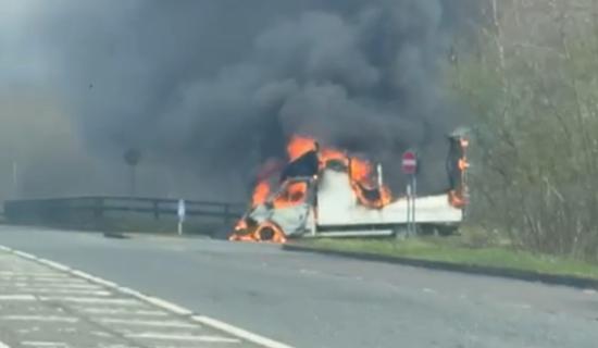 Van fire 