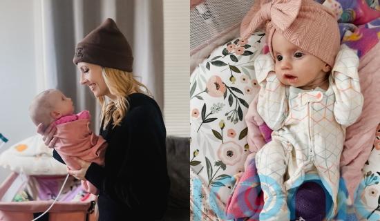 Mum of baby born with eyes wide open due to facial paralysis can sense daughter&rsquo;s happiness even though she can&rsquo;t smile