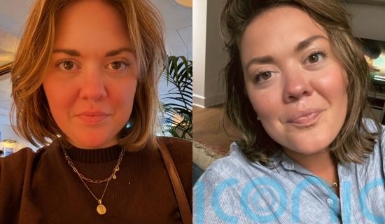 Woman who had stroke at 33 has &lsquo;had a bit of a glow up&rsquo; and is &lsquo;excited to be back&rsquo; to her normal life