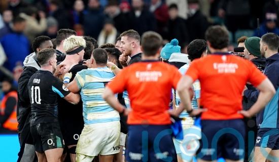 England flanker Tom Curry branded a &lsquo;bully&rsquo; after tunnel bust-up with Argentina