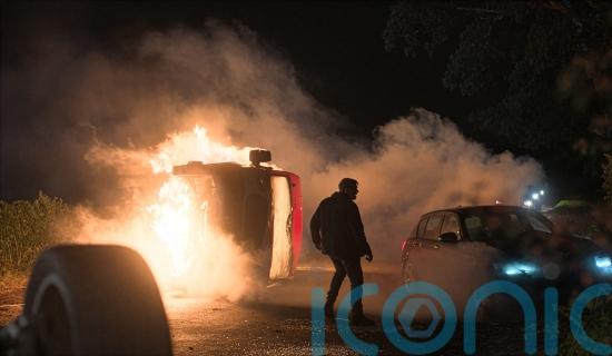 First look at Coronation Street and Emmerdale crossover shows explosive crash