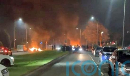 Five men sentenced after Halloween fireworks riot