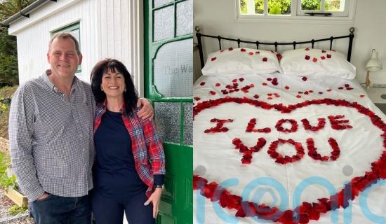 &lsquo;The location of love&rsquo;: Couple host hundreds of proposals, honeymoons and birthdays at Airbnb lets with shooting stars