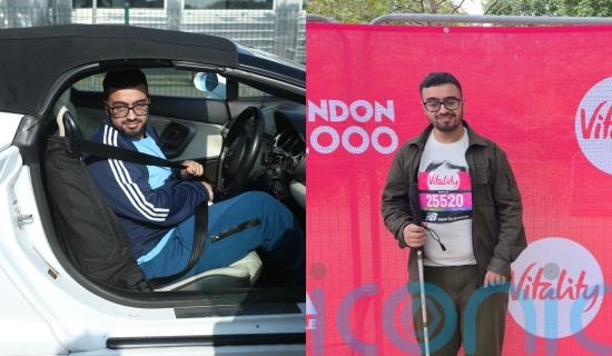 Man, 23, with rare genetic disorder that left him blind shows others battling rare diseases that &lsquo;anything is possible&rsquo;