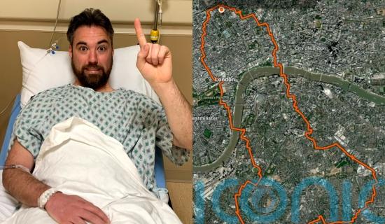 Dad who lost testicle to cancer throws it farewell Zoom party, does penis-shaped run and urges men to check themselves