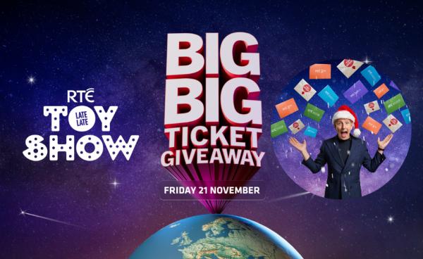 'A night of magic'- Free tickets for RTE's The Late Late Toy Show are now up for grabs