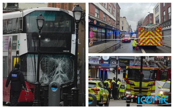 PICTURES: Dublin community in shock as one person dead following horror bus crash